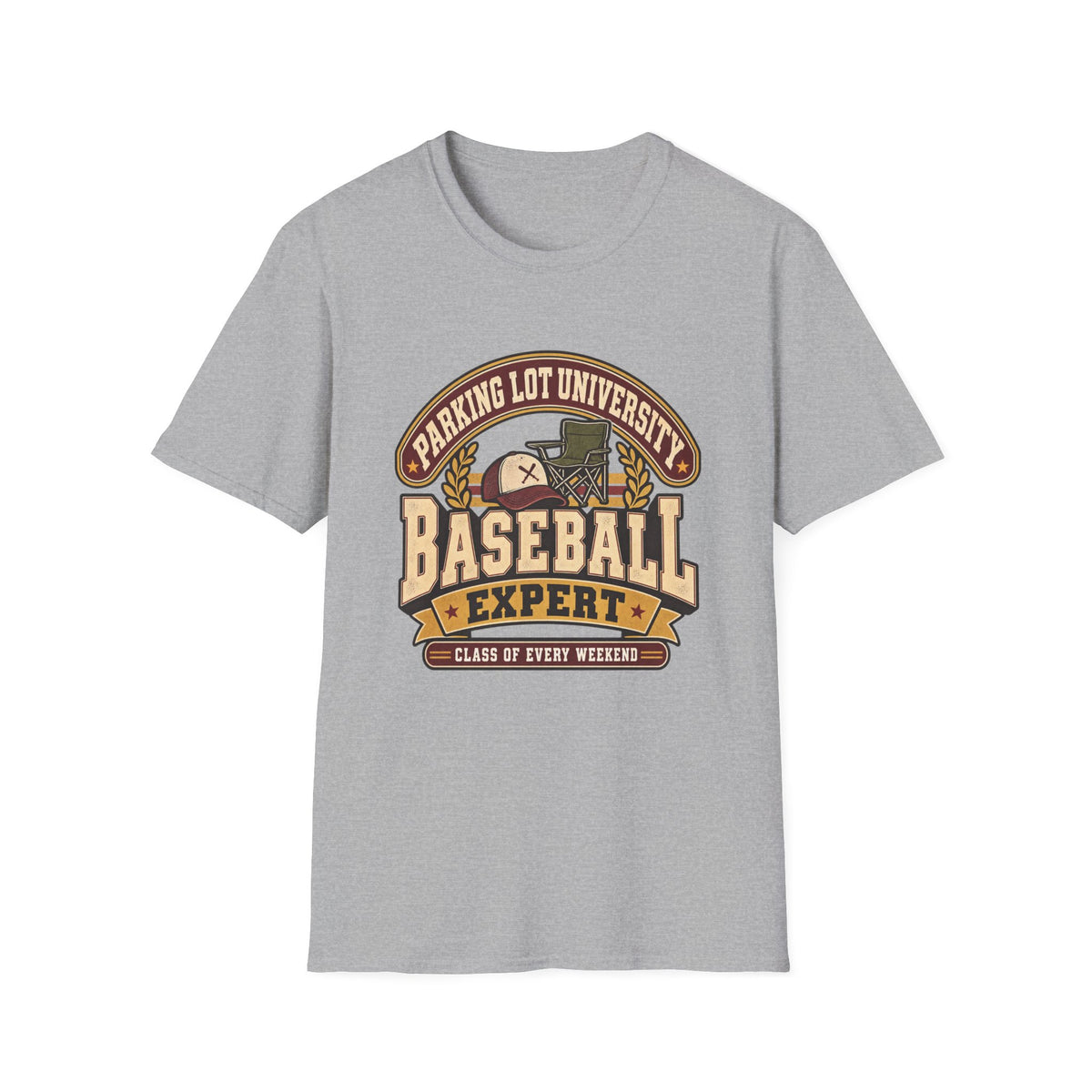 Parking Lot University - Baseball Expert - Class Of Every Weekend T-Shirt