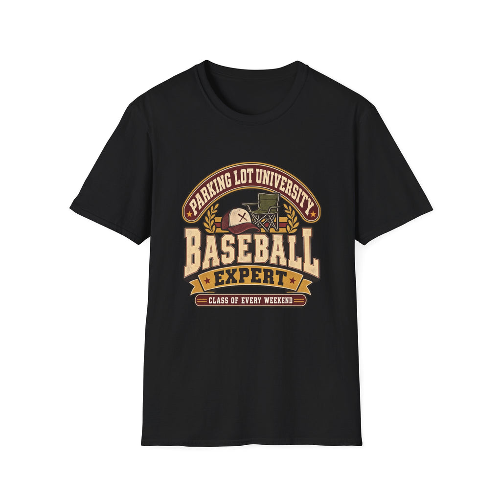 Parking Lot University - Baseball Expert - Class Of Every Weekend T-Shirt