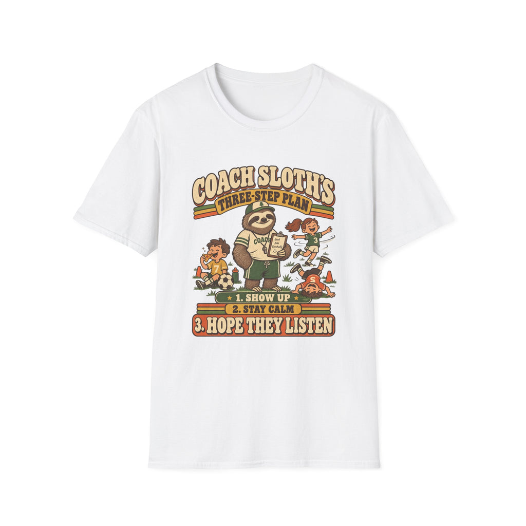 Coach Sloth's Three Step Plan T-Shirt