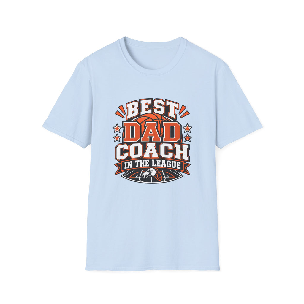 Best Dad Coach In The League T-Shirt