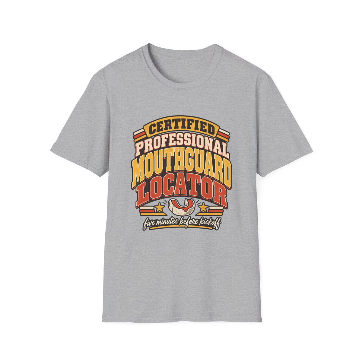 Certified Professional Mouthguard Locator - Five Minutes Before Kickoff T-Shirt