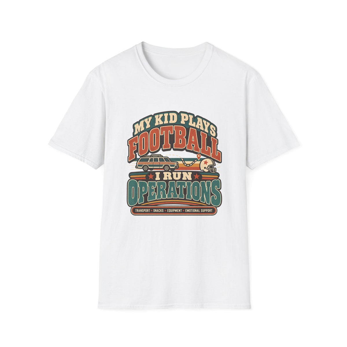My Kid Plays Football - I Run Operations T-Shirt