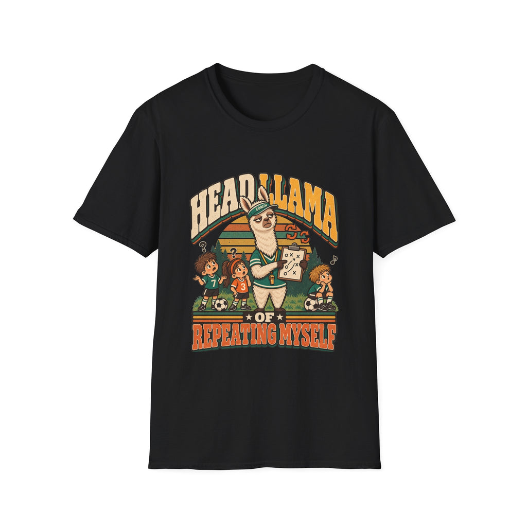 Head Llama Of Repeating Myself T-Shirt