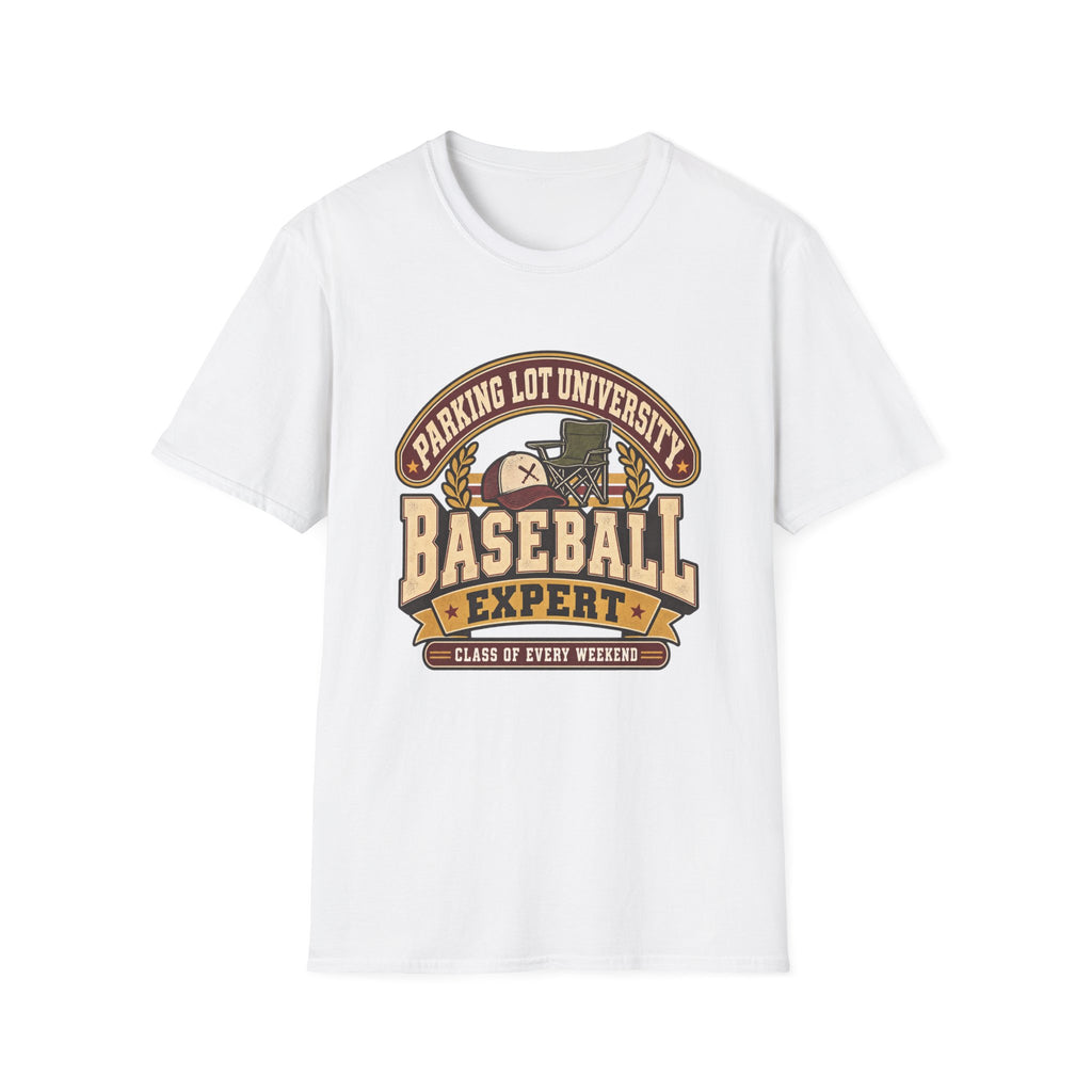Parking Lot University - Baseball Expert - Class Of Every Weekend T-Shirt