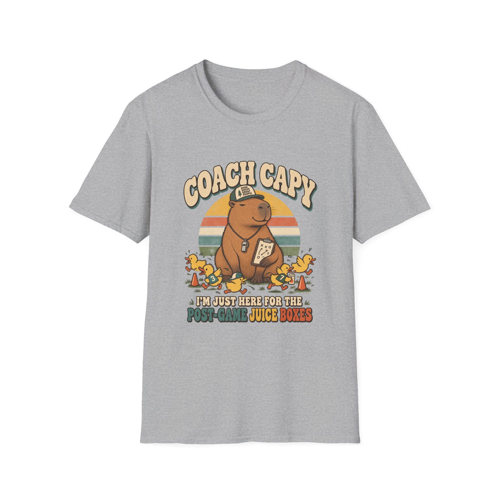 Coach Capy - I'm Just Here For The Post-Game Juice Boxes T-Shirt