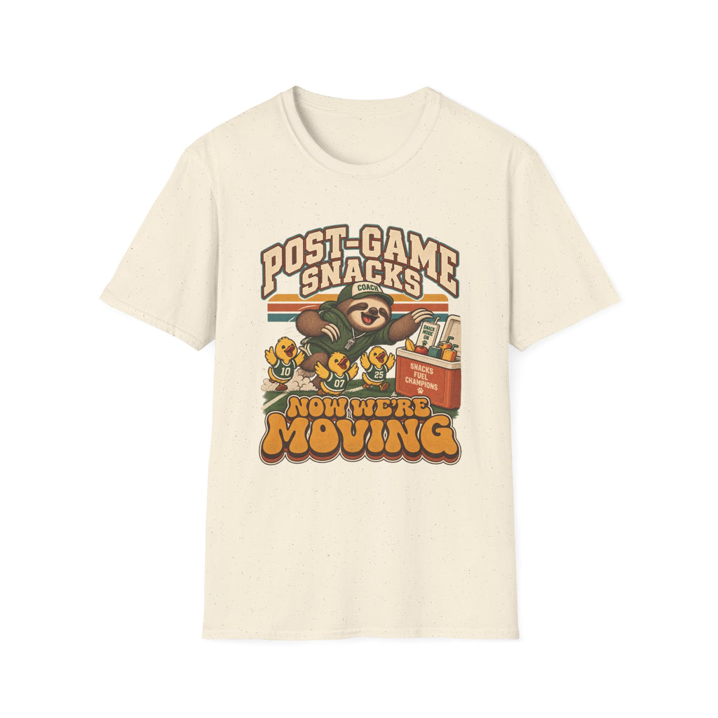 Post-Game Snacks - Now We're Moving T-Shirt