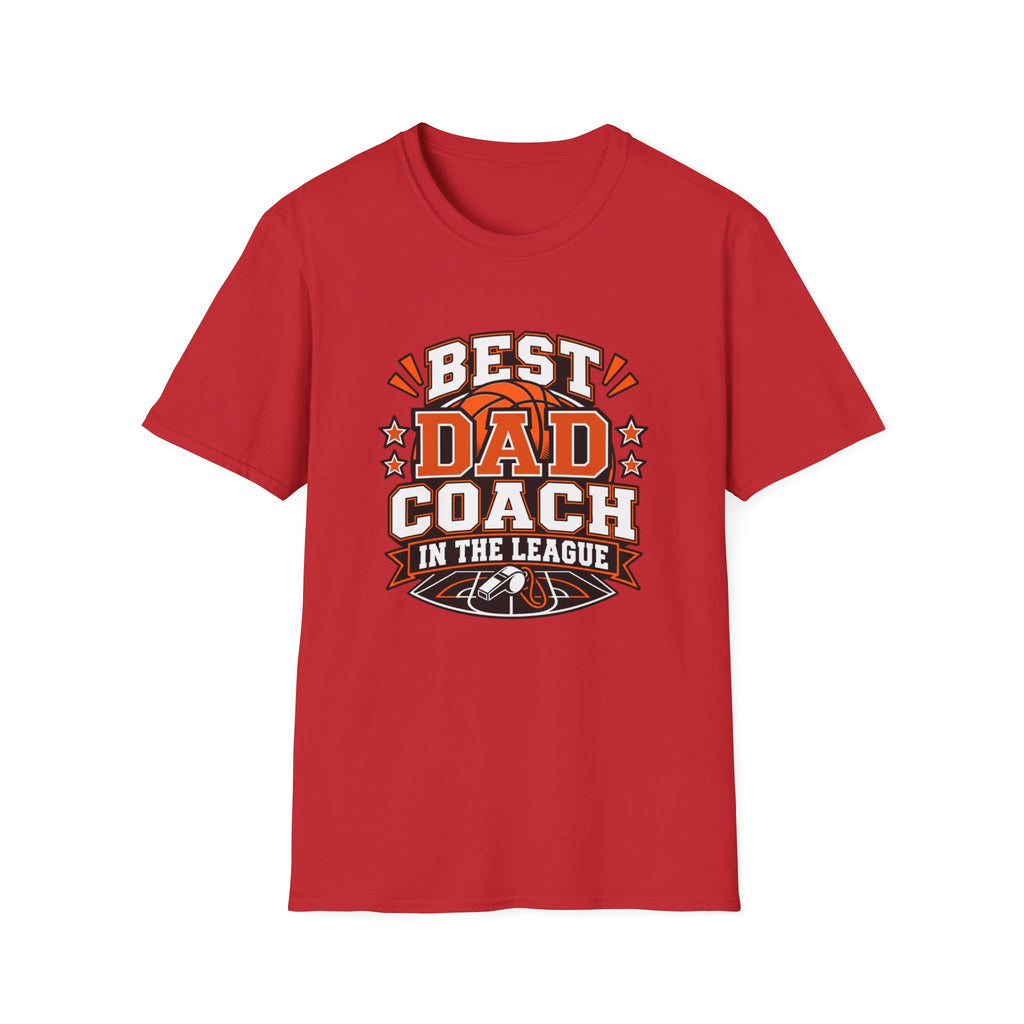 Best Dad Coach In The League T-Shirt