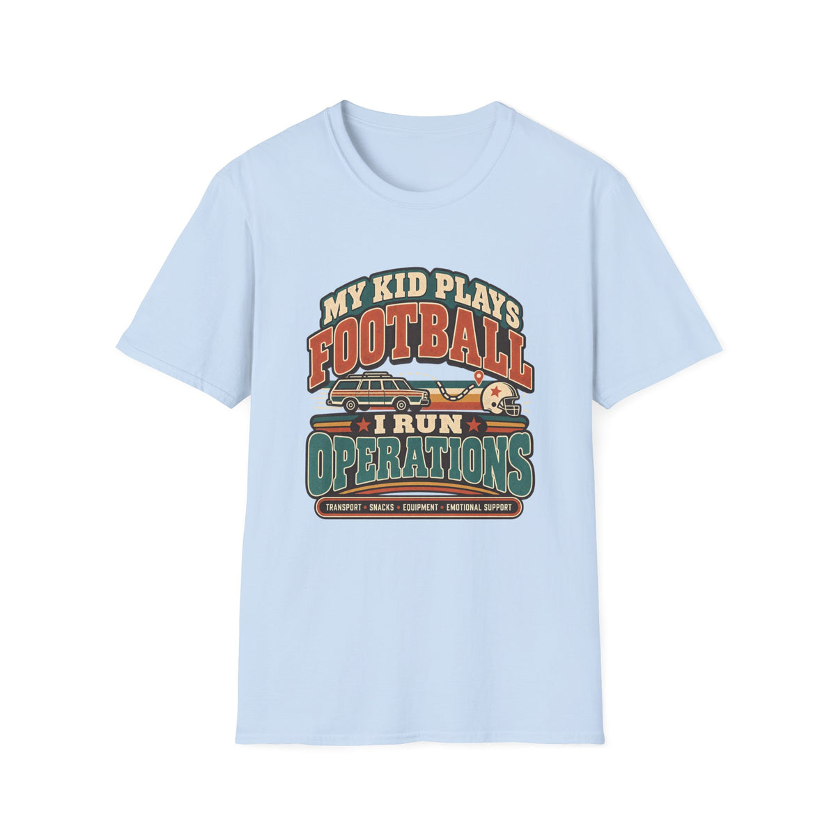 My Kid Plays Football - I Run Operations T-Shirt