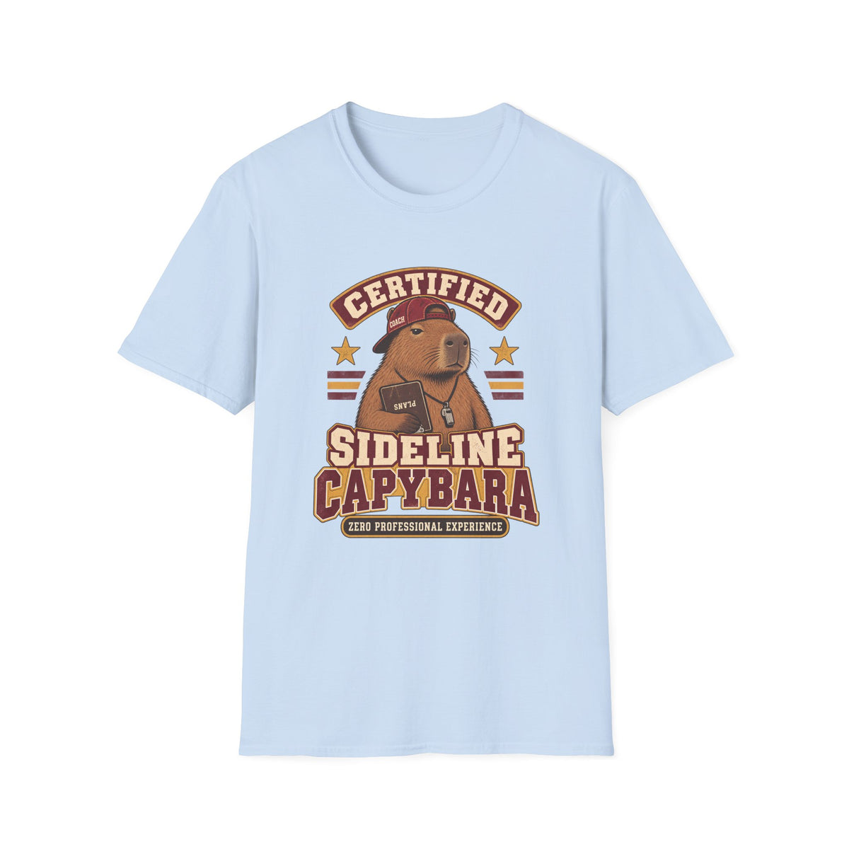 Certified Sideline Capybara - Zero Professional Experience T-Shirt