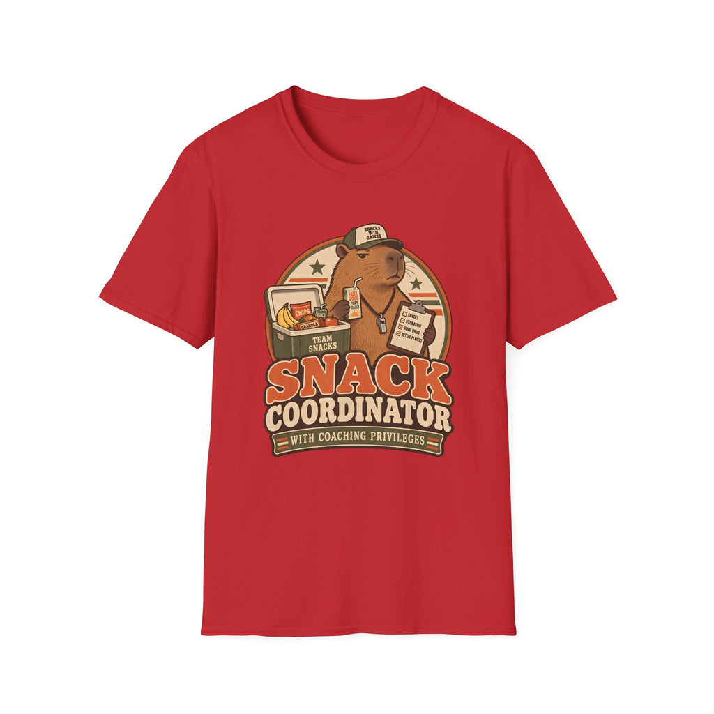 Snack Coordinator With Coaching Privileges T-Shirt