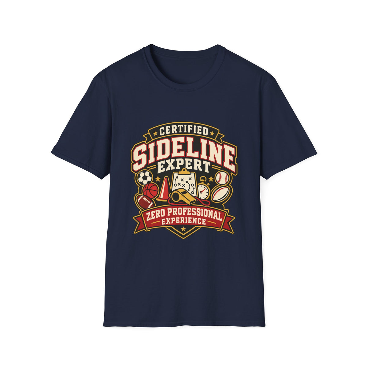 Certified Sideline Expert - Zero Professional Experience T-Shirt