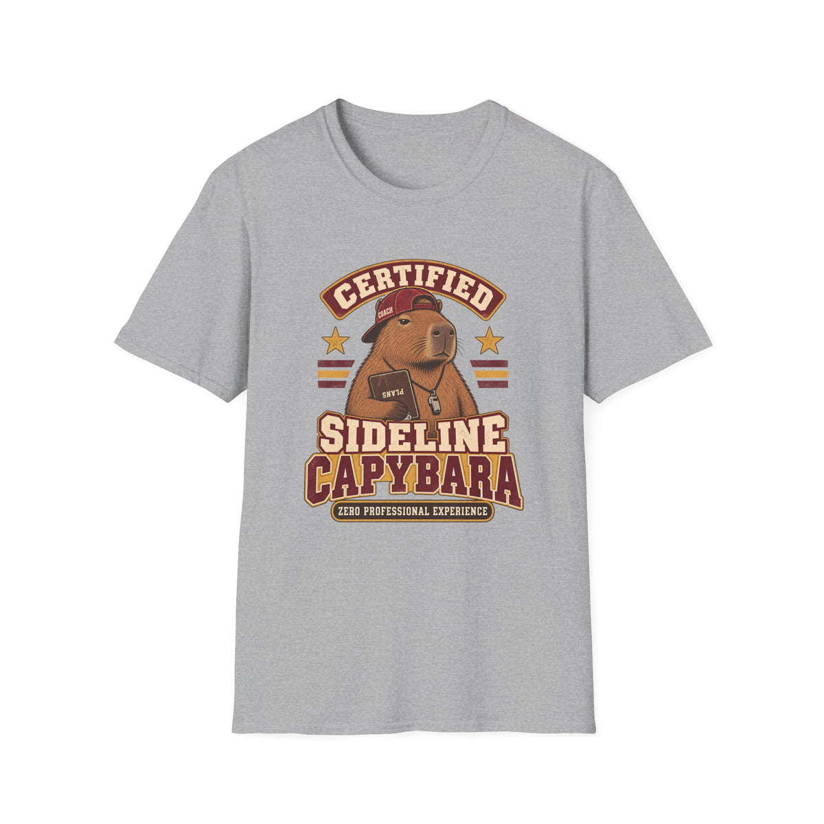 Certified Sideline Capybara - Zero Professional Experience T-Shirt