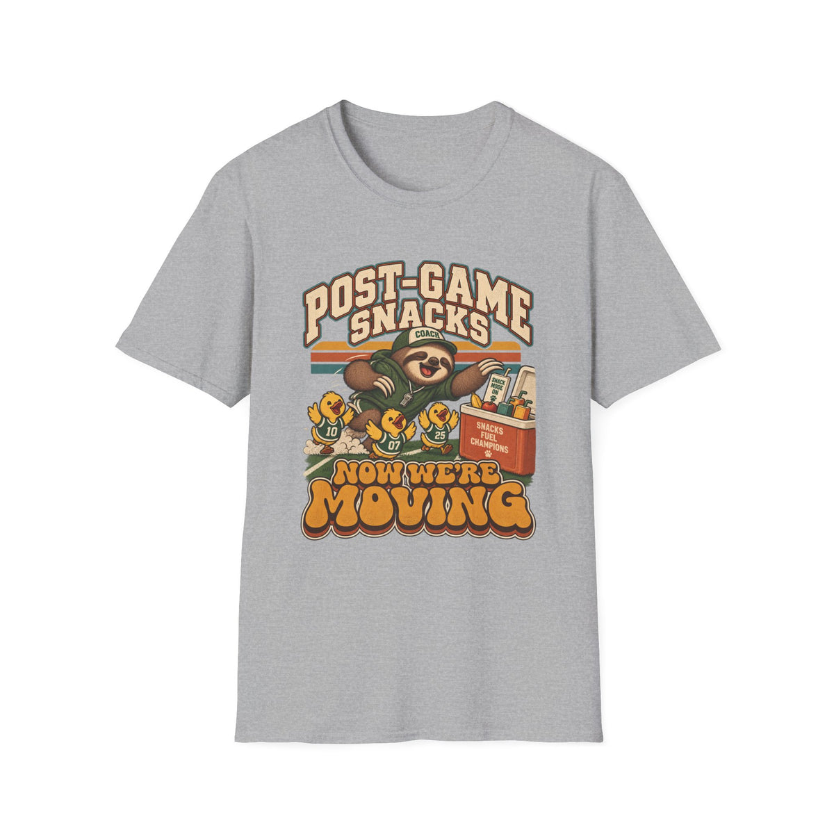 Post-Game Snacks - Now We're Moving T-Shirt