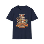 Coach Raccoon - Post-Game Juice Box Specialist T-Shirt