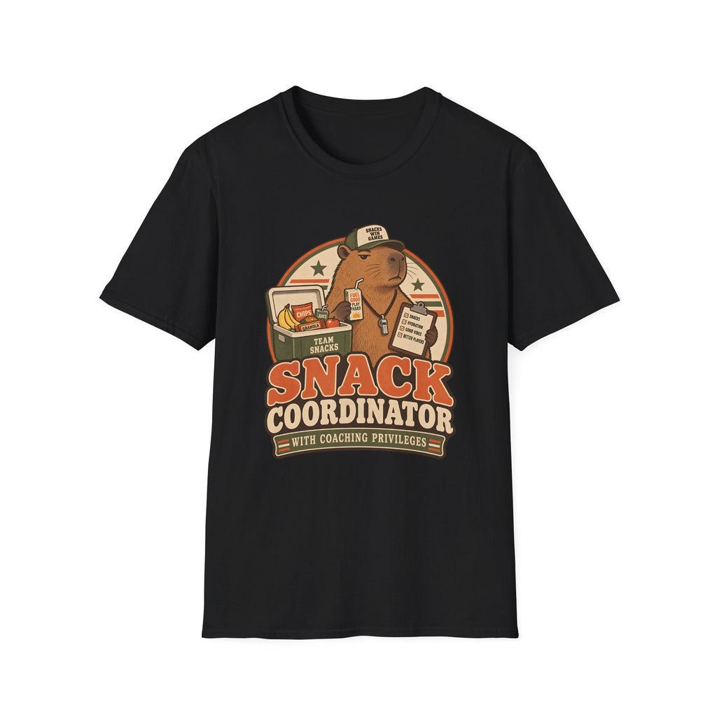 Snack Coordinator With Coaching Privileges T-Shirt