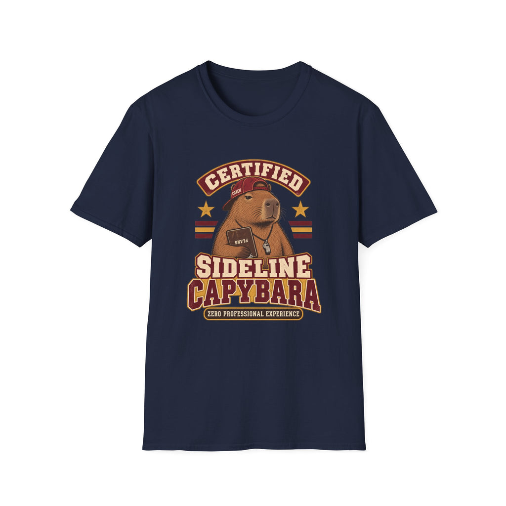 Certified Sideline Capybara - Zero Professional Experience T-Shirt