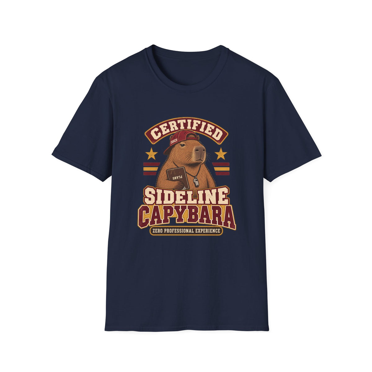 Certified Sideline Capybara - Zero Professional Experience T-Shirt