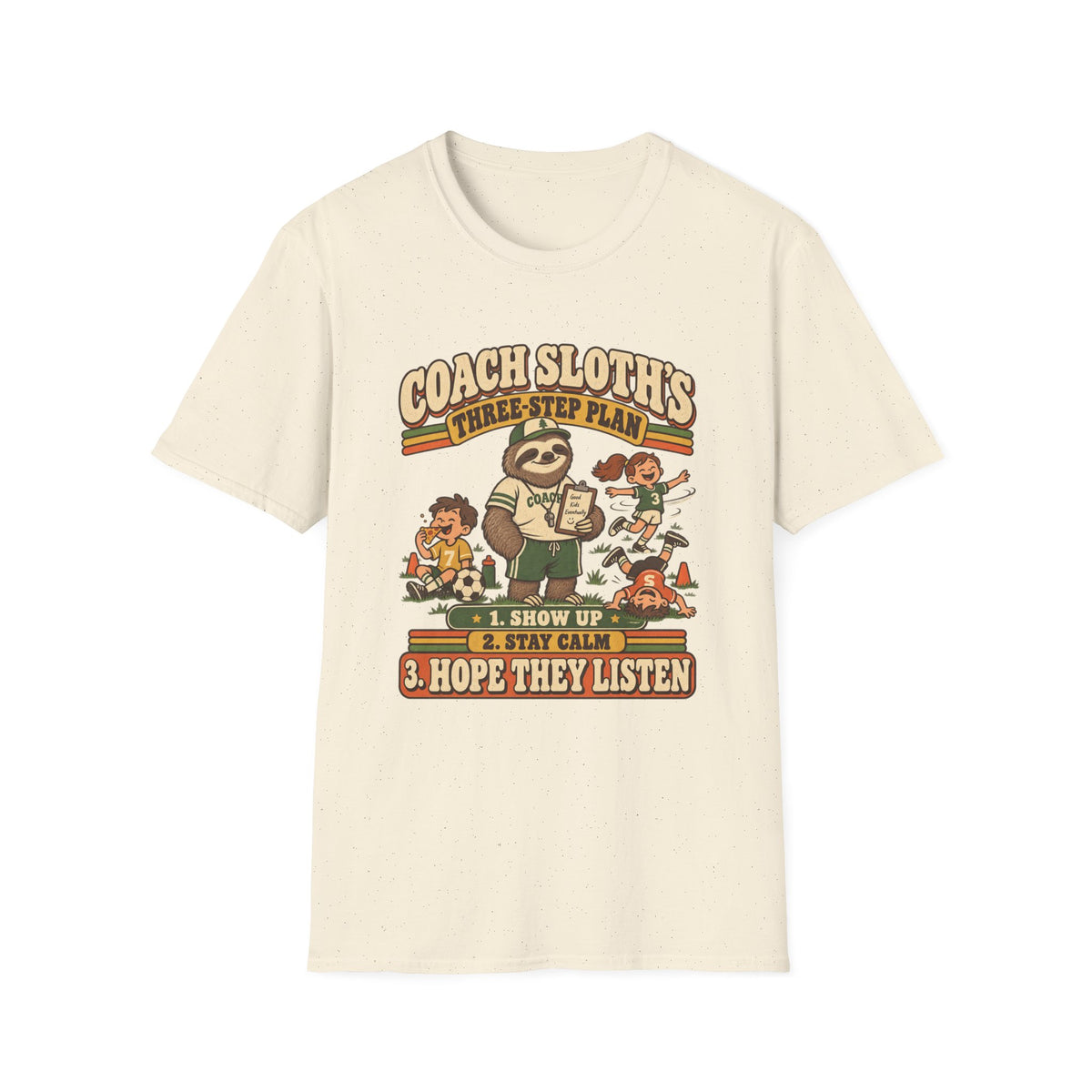 Coach Sloth's Three Step Plan T-Shirt