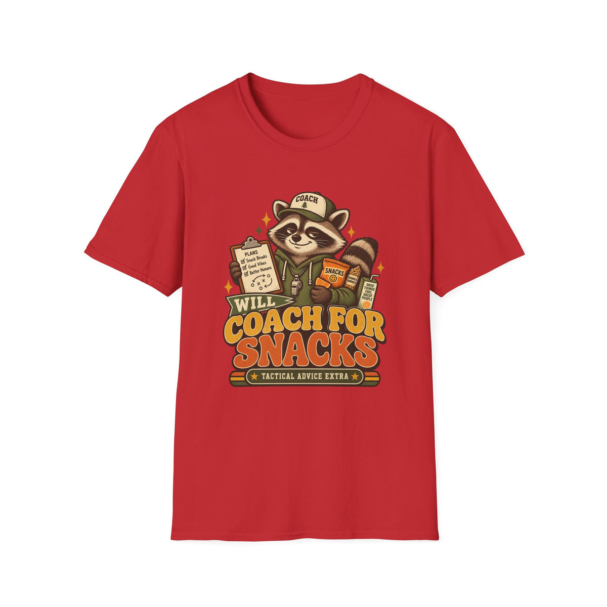 Will Coach For Snacks - Tactical Advice Extra T-Shirt
