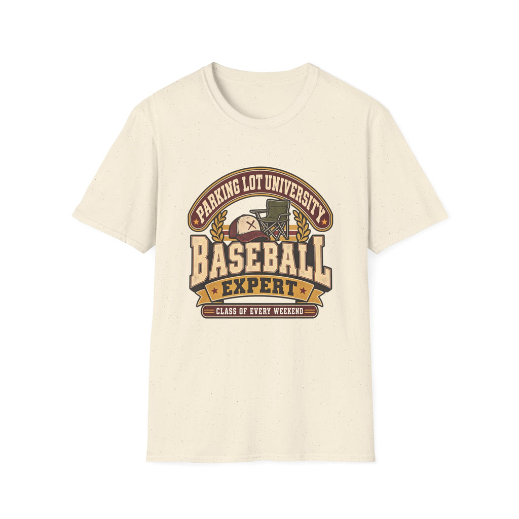 Parking Lot University - Baseball Expert - Class Of Every Weekend T-Shirt