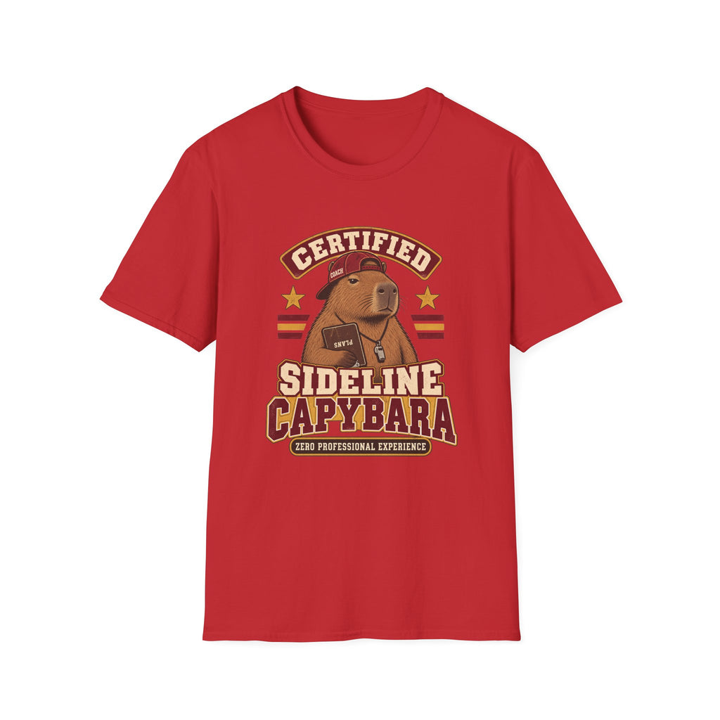 Certified Sideline Capybara - Zero Professional Experience T-Shirt