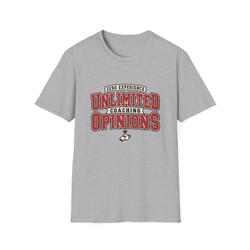 Zero Experience Unlimited Coaching Opinions T-Shirt