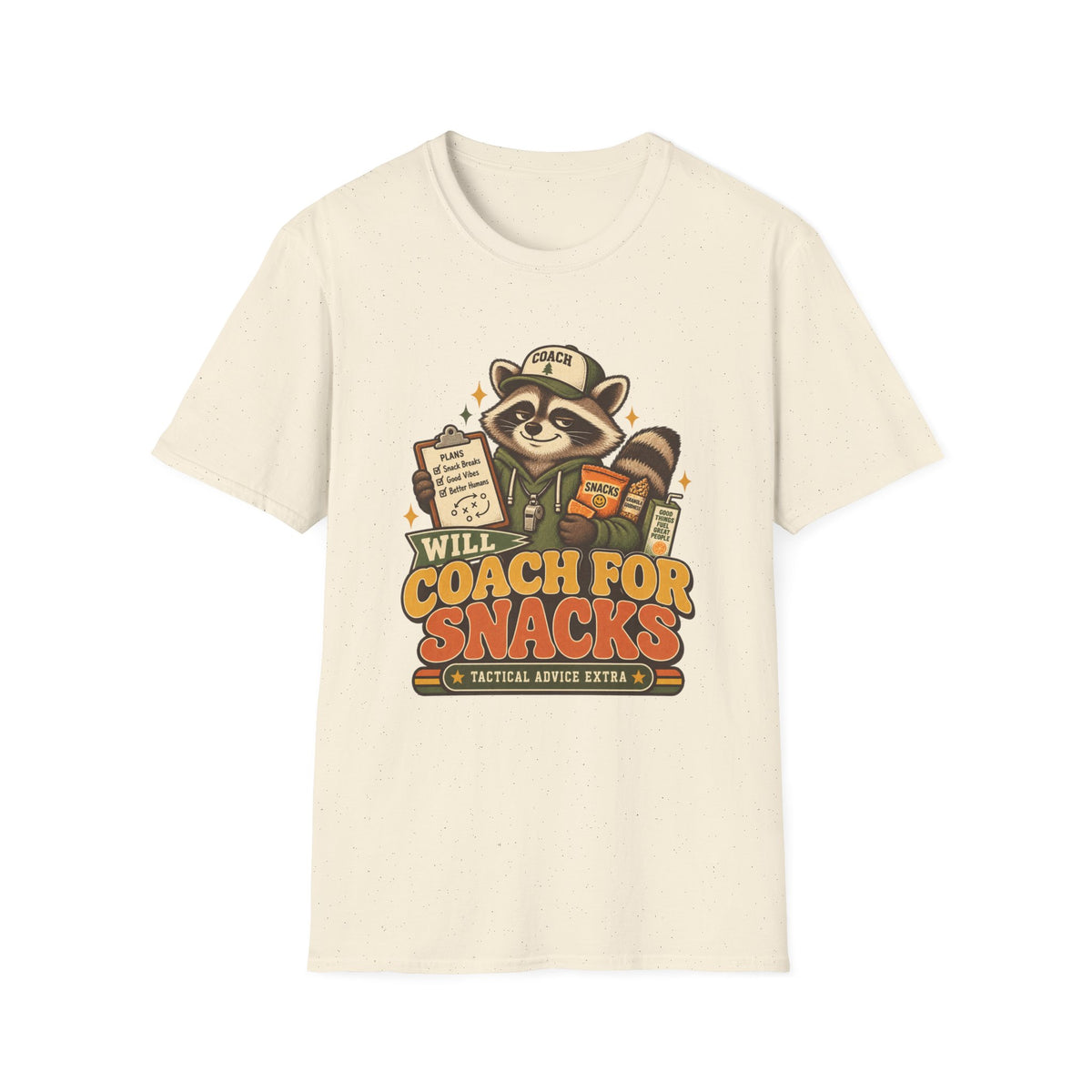 Will Coach For Snacks - Tactical Advice Extra T-Shirt