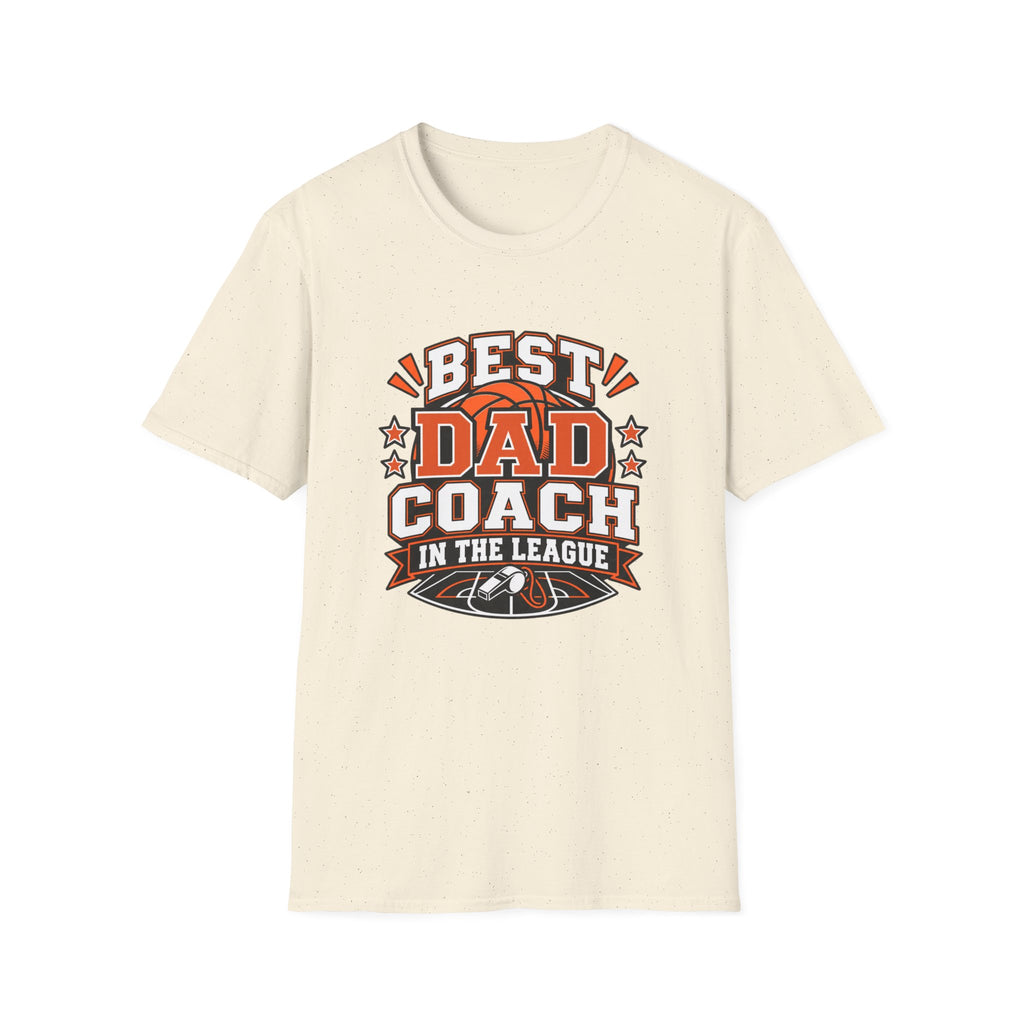 Best Dad Coach In The League T-Shirt
