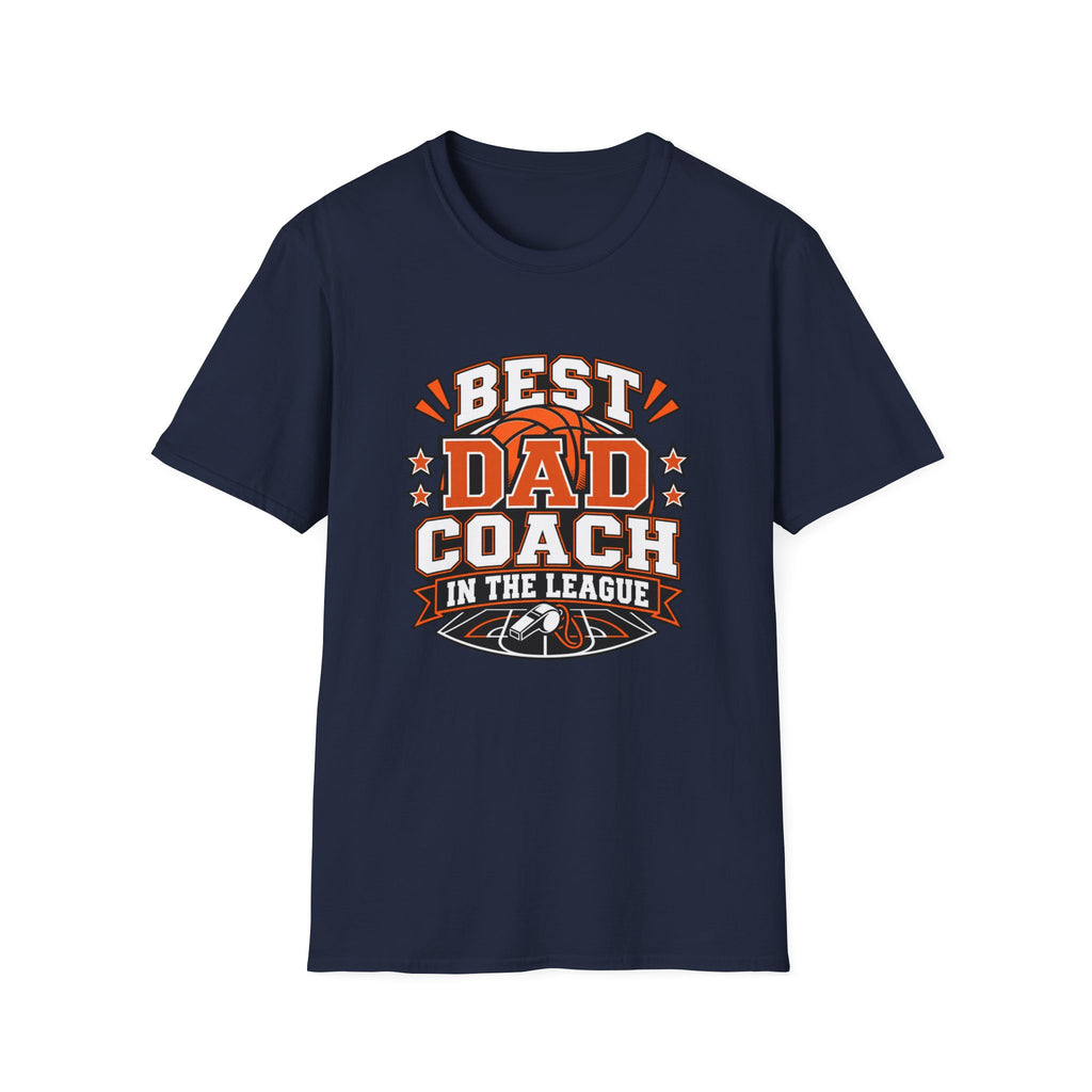 Best Dad Coach In The League T-Shirt
