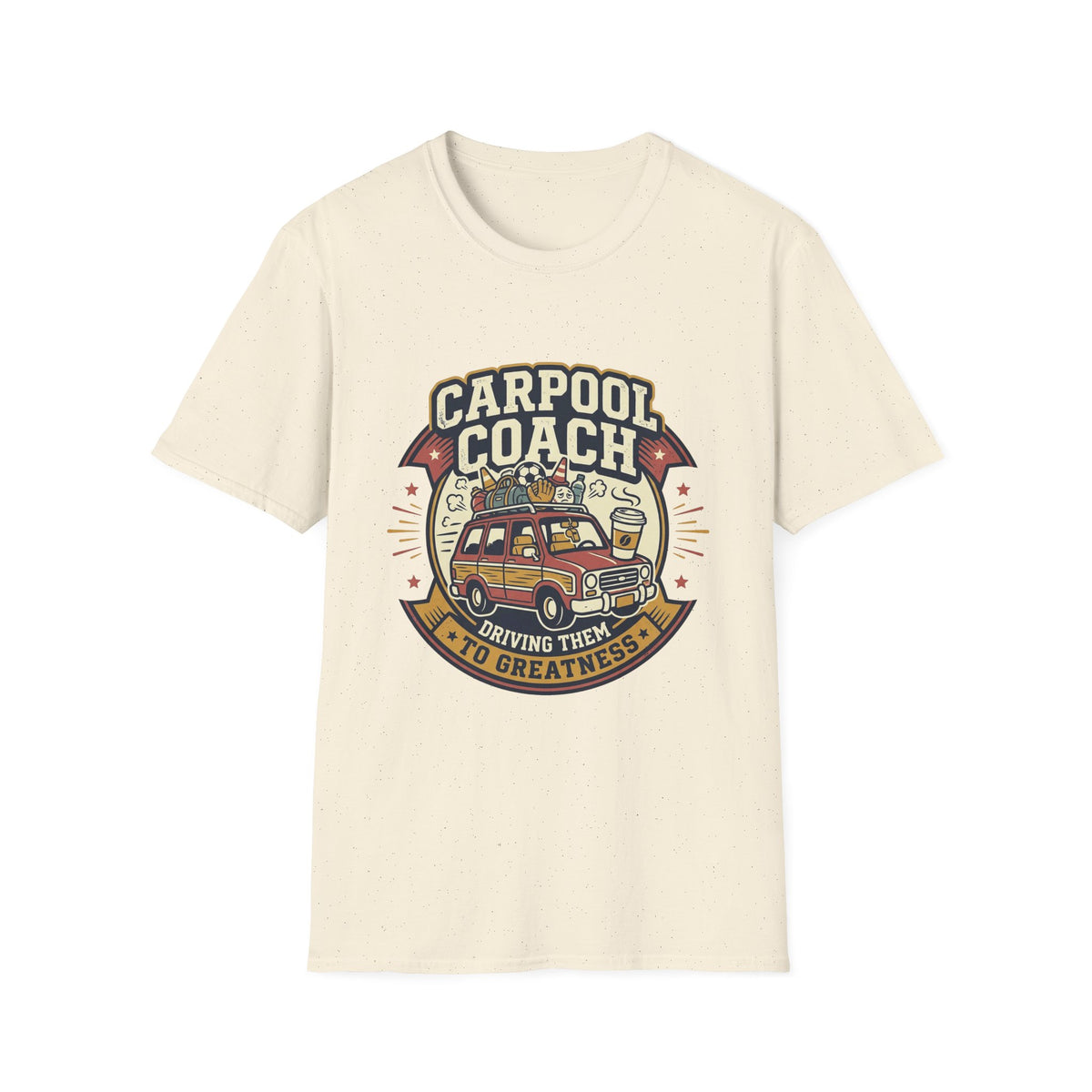 Carpool Coach - Driving Them To Greatness T-Shirt