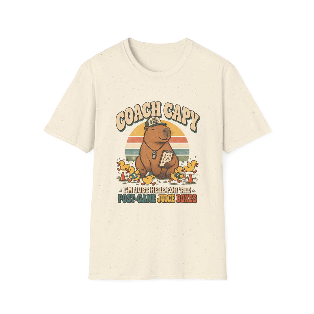Coach Capy - I'm Just Here For The Post-Game Juice Boxes T-Shirt