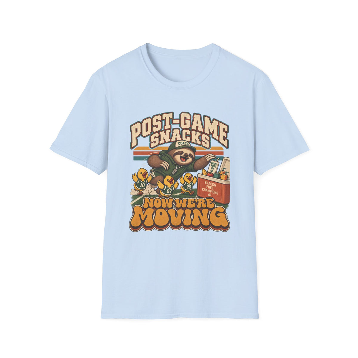 Post-Game Snacks - Now We're Moving T-Shirt