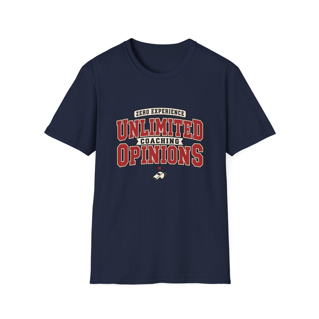 Zero Experience Unlimited Coaching Opinions T-Shirt