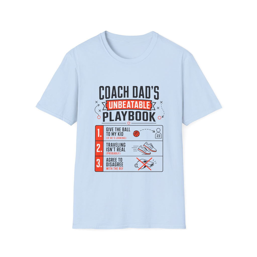 Coach Dad's Unbeatable Playbook T-Shirt