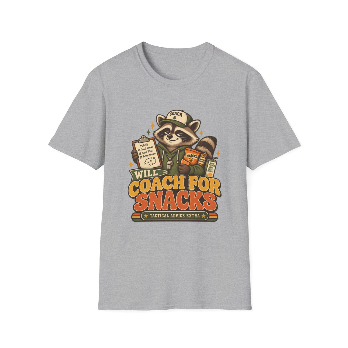 Will Coach For Snacks - Tactical Advice Extra T-Shirt
