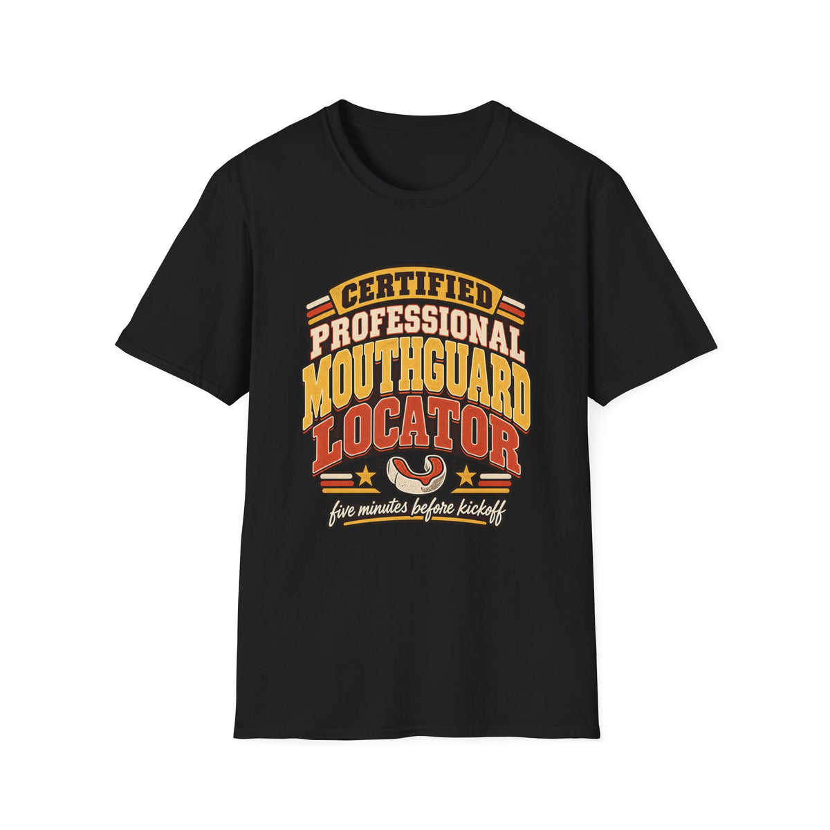 Certified Professional Mouthguard Locator - Five Minutes Before Kickoff T-Shirt