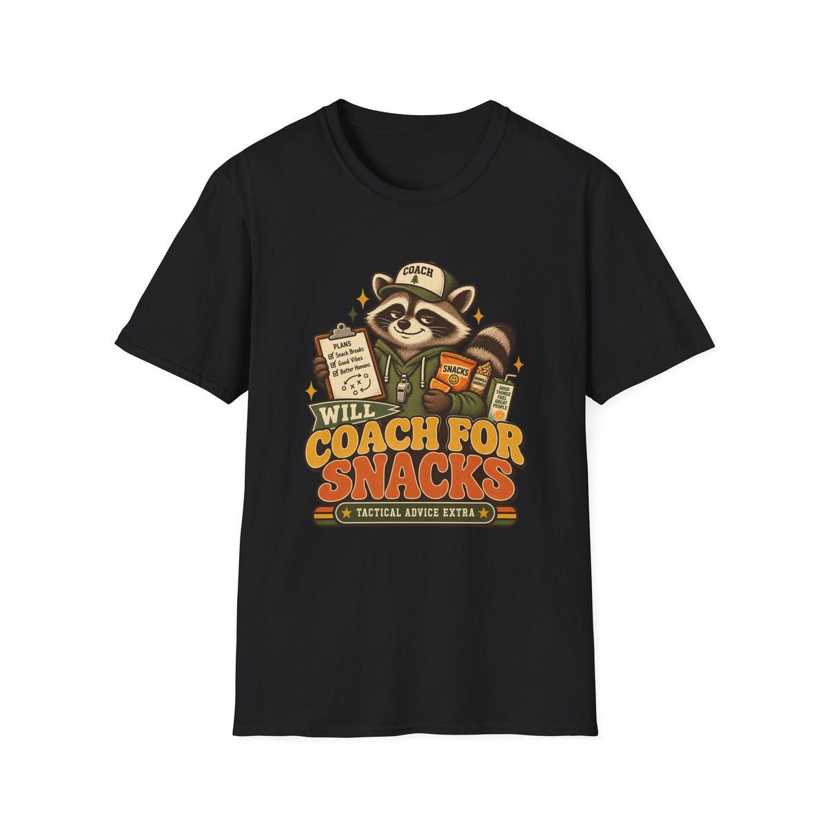Will Coach For Snacks - Tactical Advice Extra T-Shirt