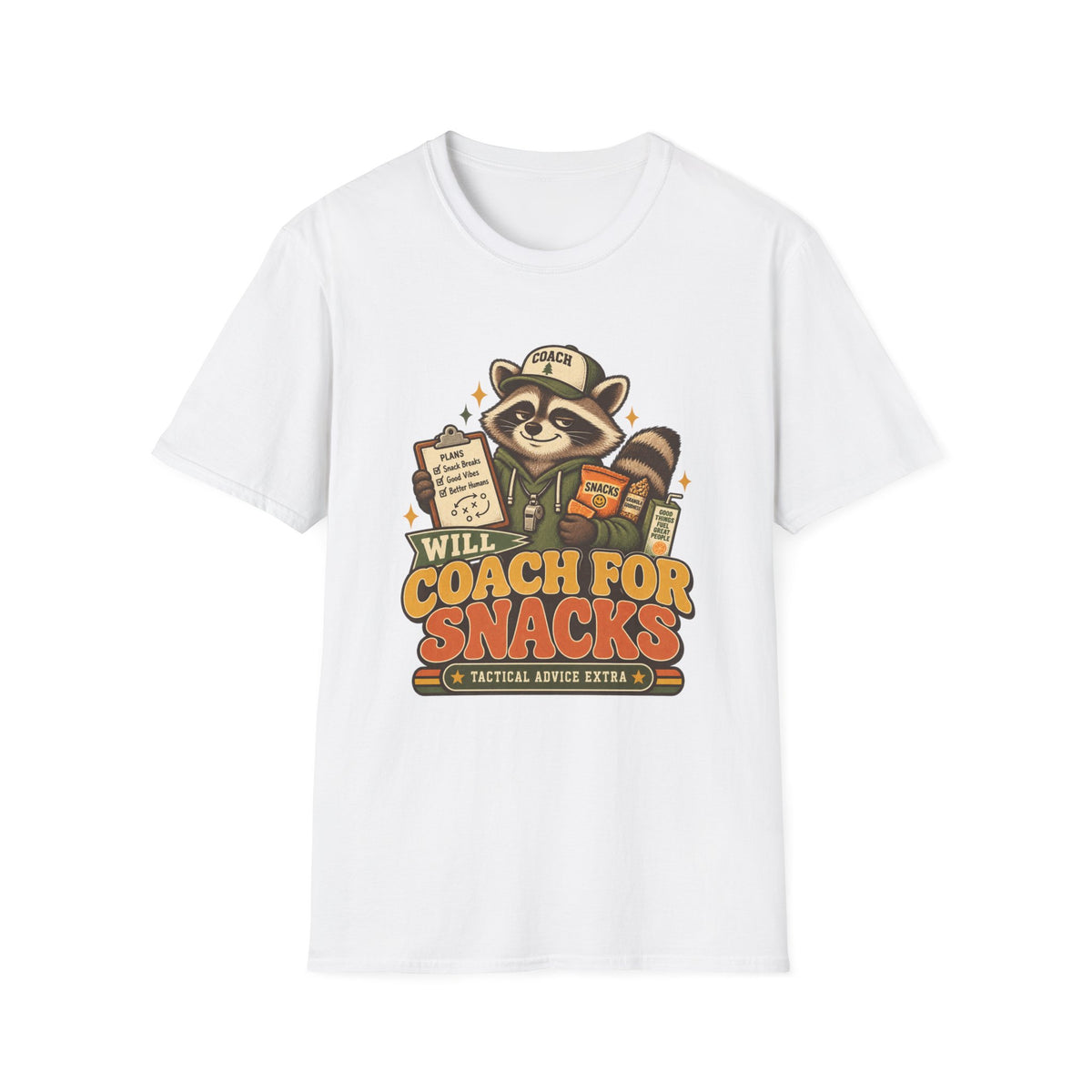Will Coach For Snacks - Tactical Advice Extra T-Shirt