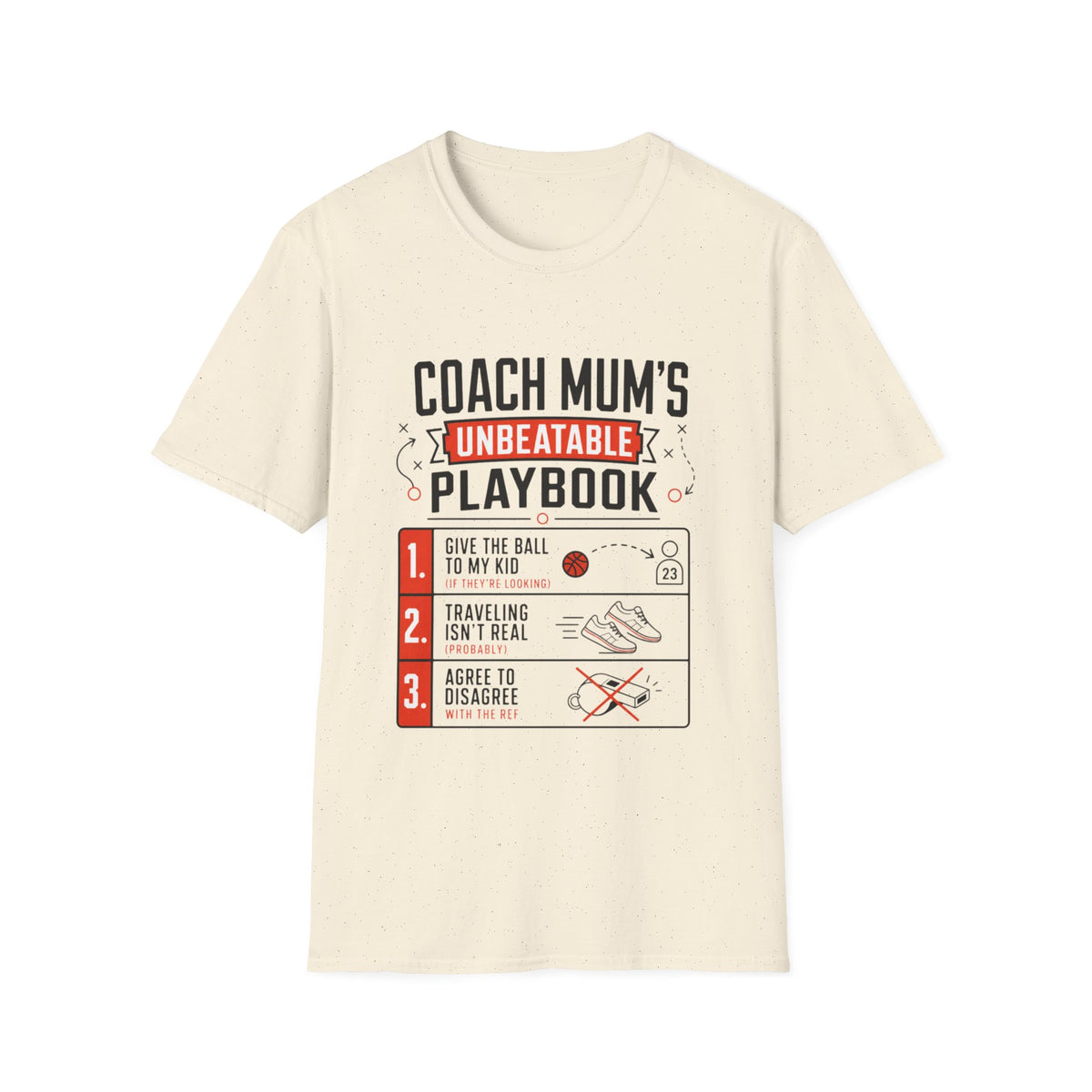 Coach Mum's Unbeatable Playbook T-Shirt